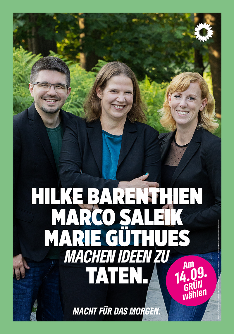 GRÜNE Solingen Kandidat:innen für den Bezirk Ohligs, Aufderhöhe und Merscheid
